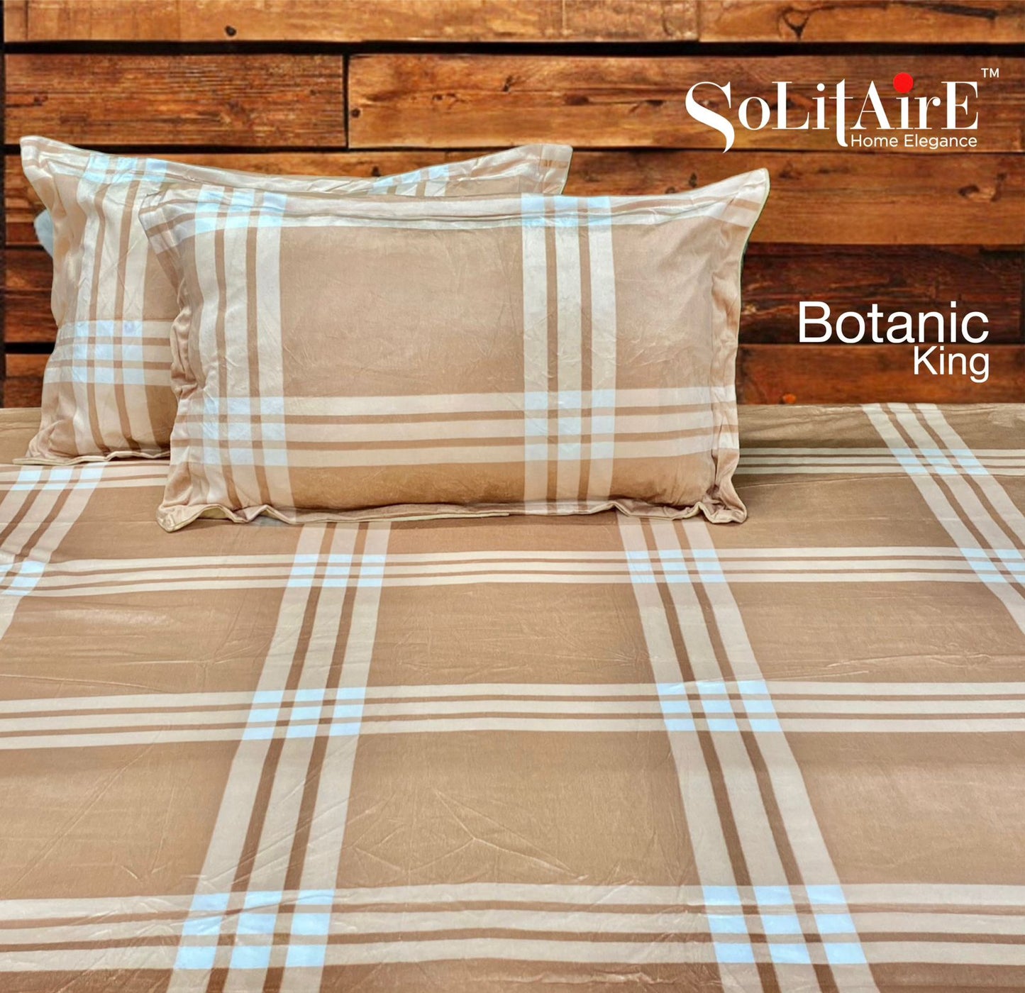 Botanic Warm King Size Bedsheet – Premium Italian Cashmere Fabric