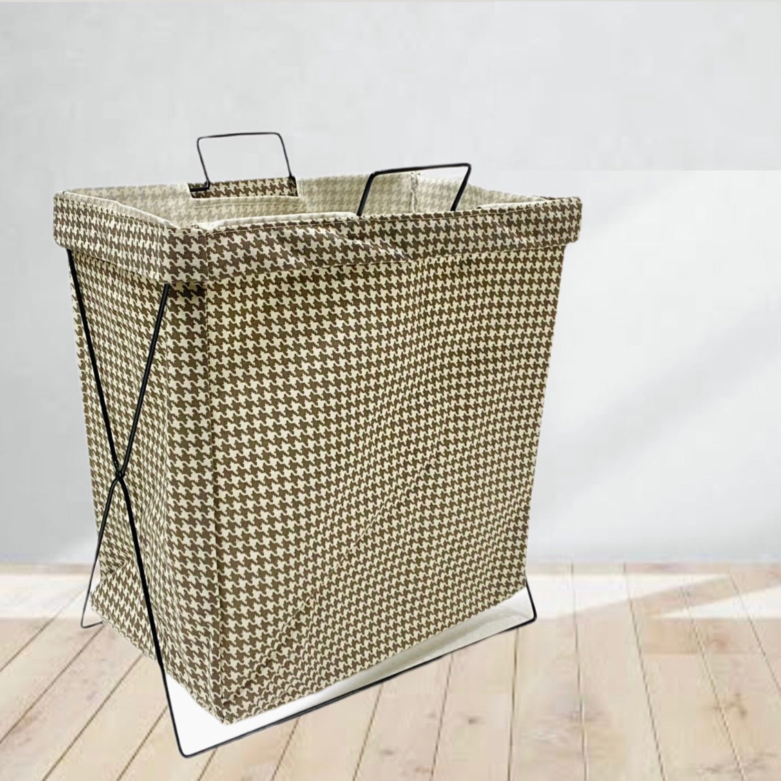 FOLDABLE LAUNDRY BASKET (Brown)