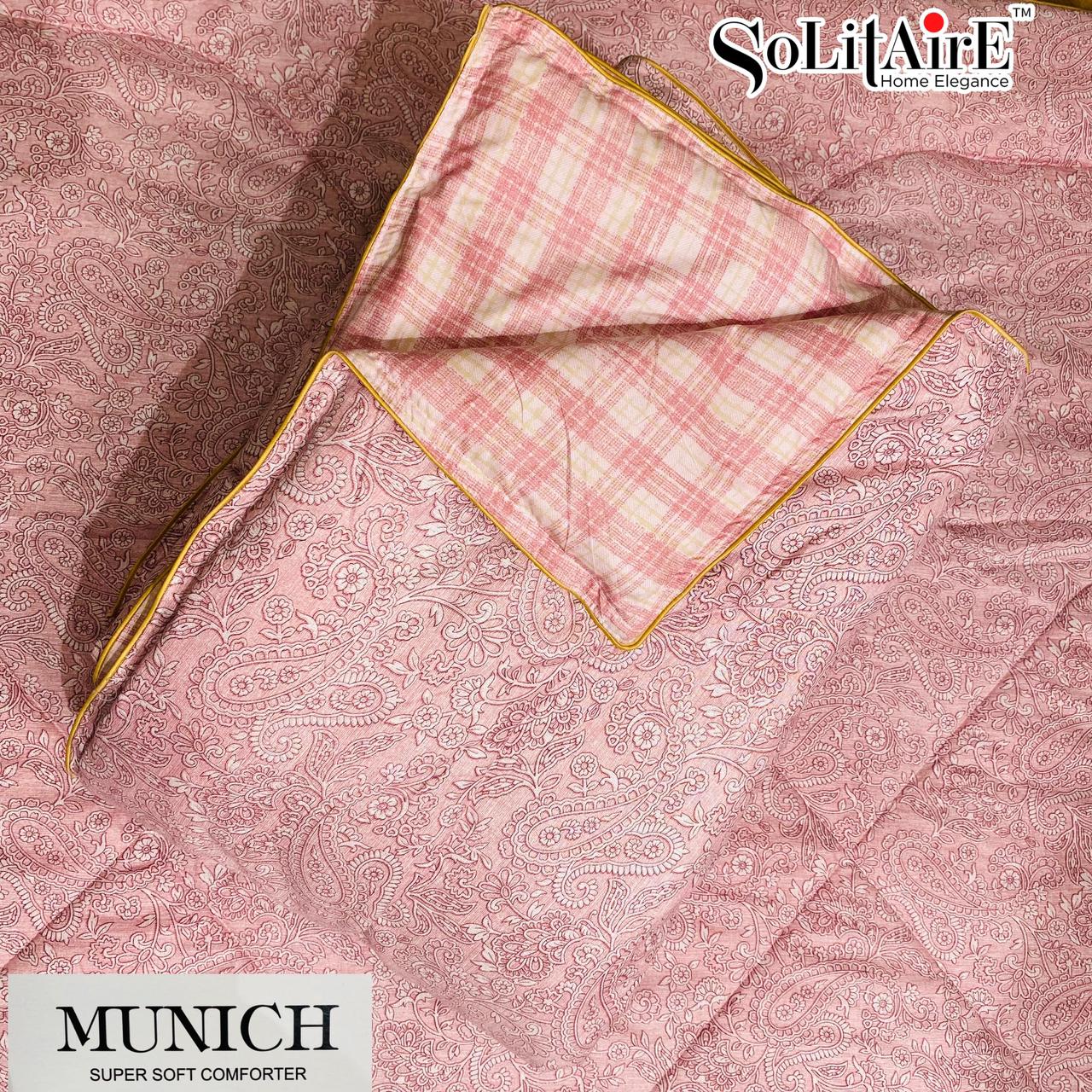 MUNICH Reversible Ultra Super Soft Comforter Size Double Bed