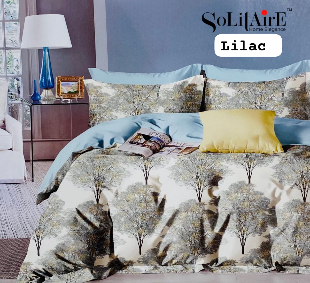 LILAC KING Cotton Bedsheet