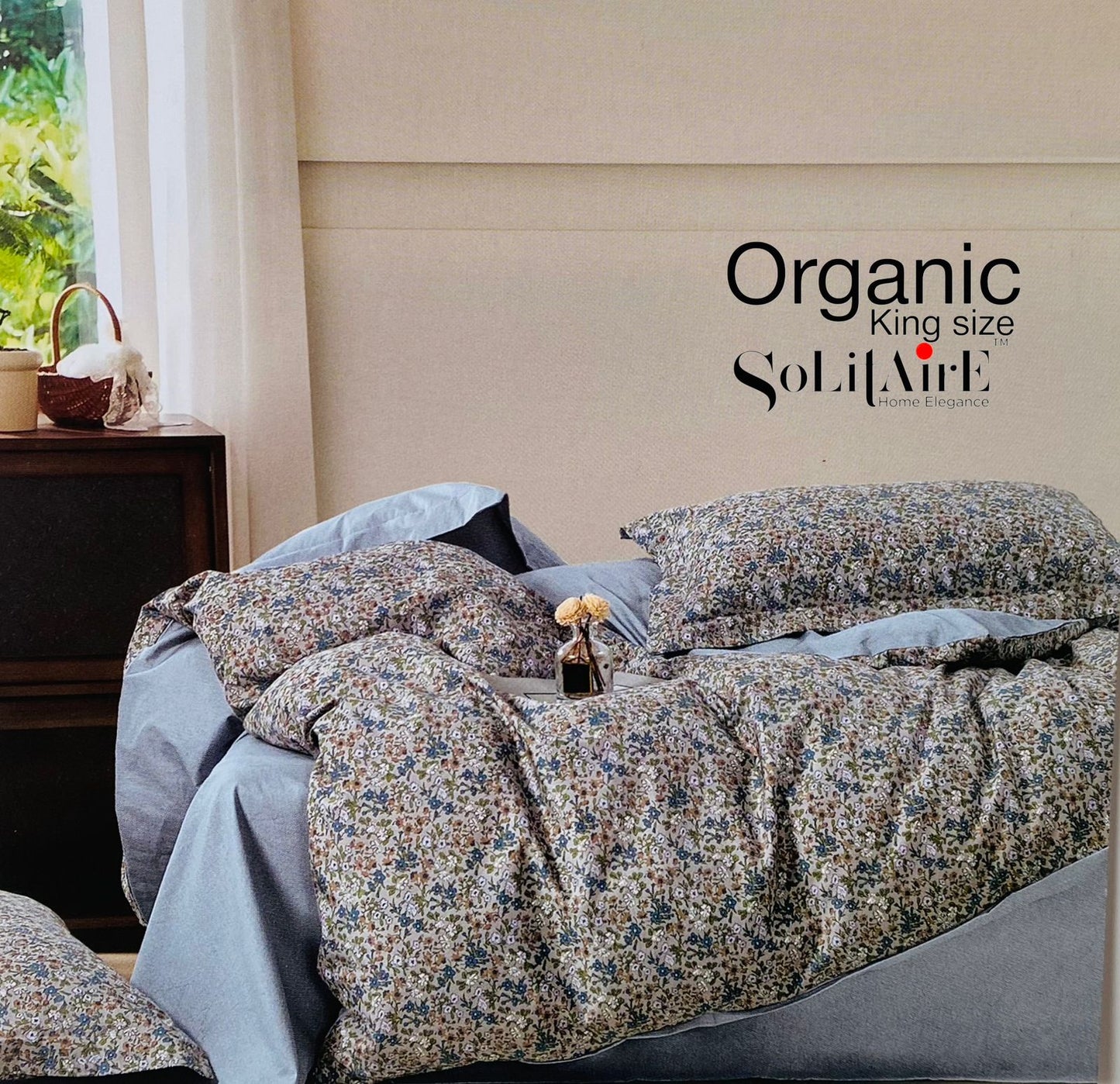 Organic King Bedsheet Set 100% Organic Cotton