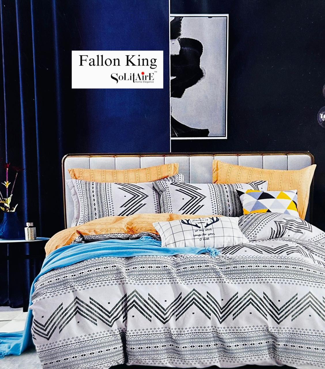 FALLON King Size Bedsheet Set Luxury Soft Touch