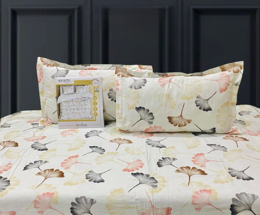 ARRIBA 300-Thread Count Cotton Bedsheet