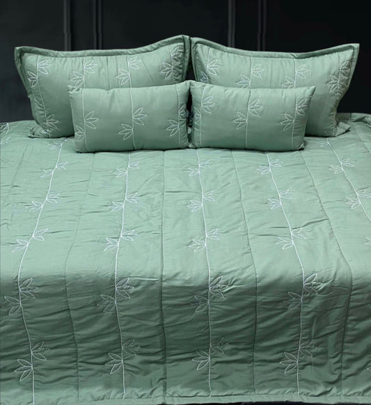 Mercury (Embroidery Quilted Bedcover)