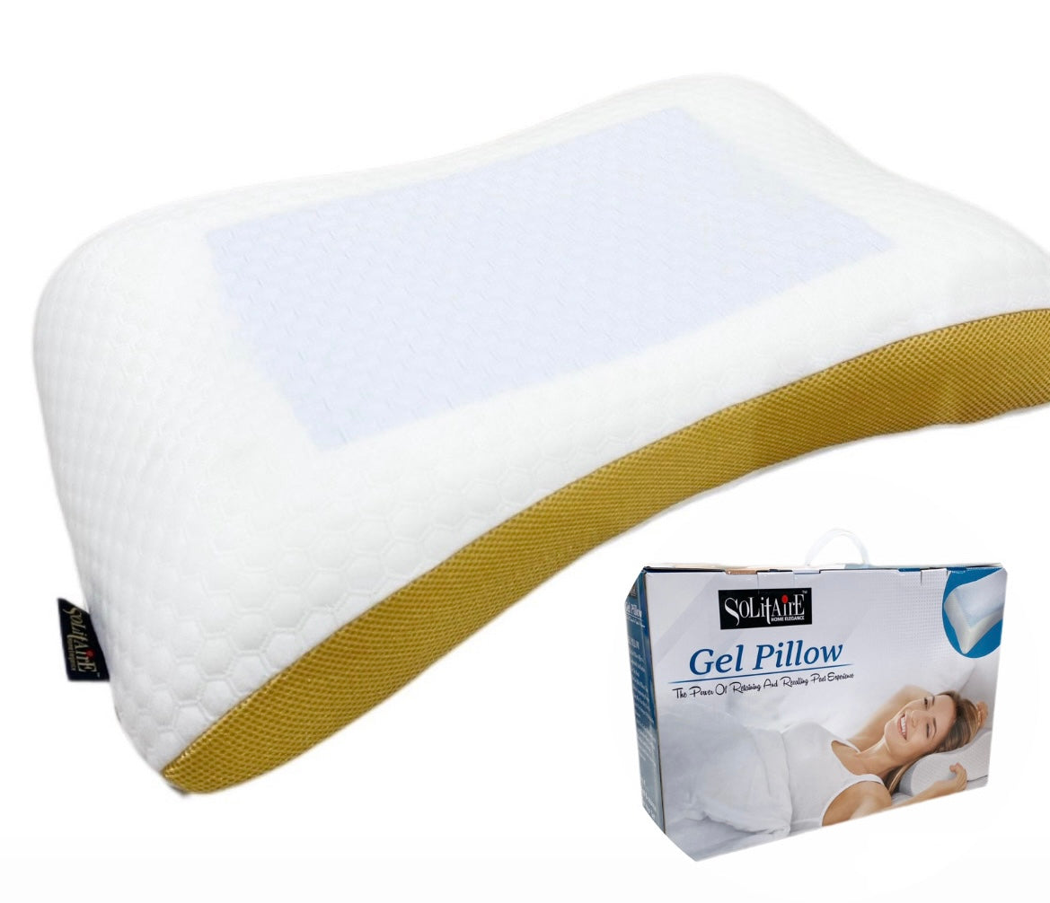 ERGONOMIC GEL MEMORY FOAM PILLOW