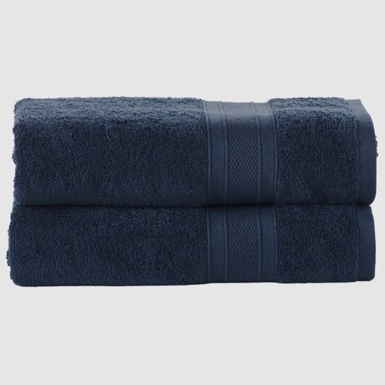 PURE-LUXE PREMIUM COTTON 600-GSM TOWELS (Navy Blue)