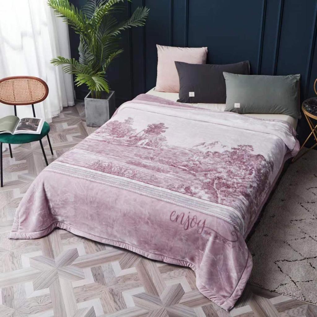OMEGA KOREAN MINK LUXURY DOUBLE-PLY BLANKET
