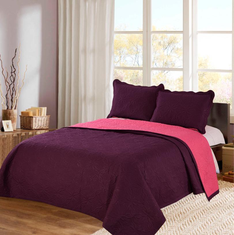 STUDIO SERENITY REVERSIBLE QUILTED BEDCOVER