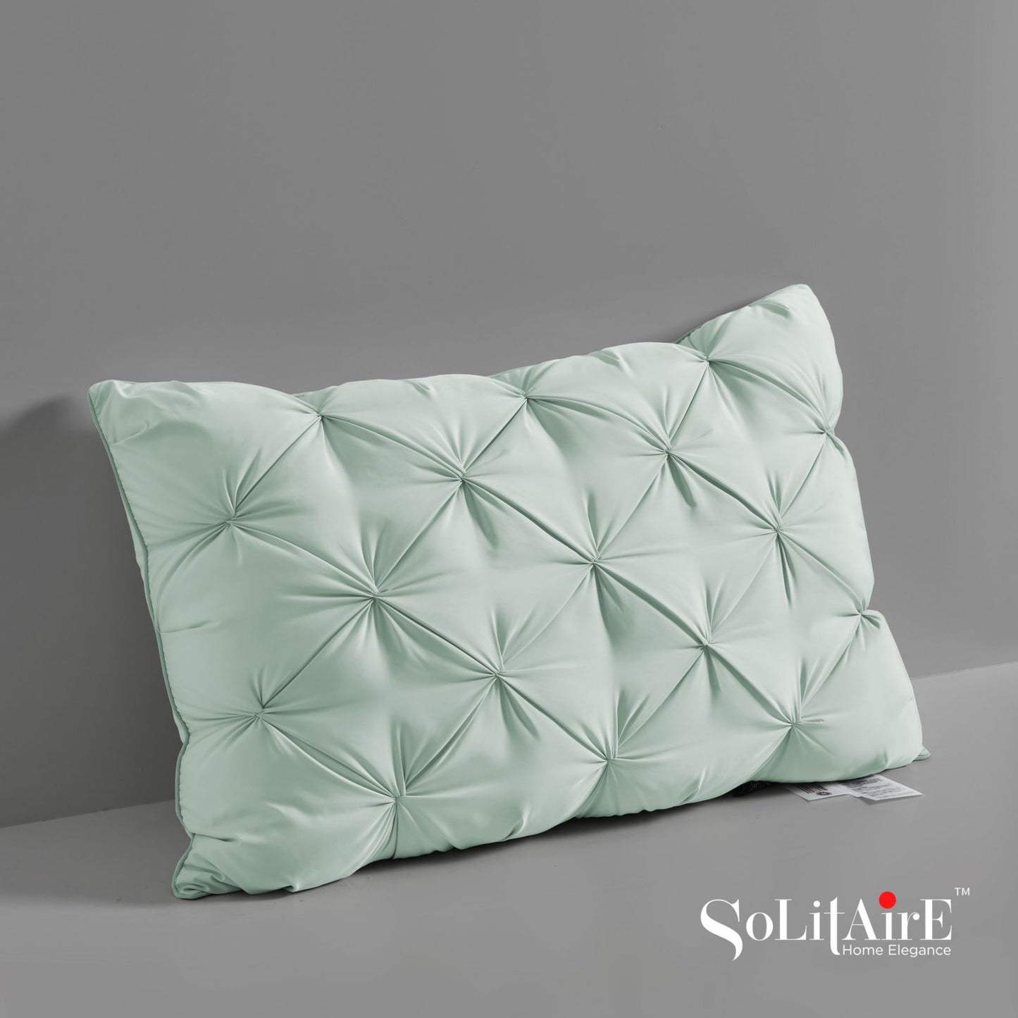 ✨ Solitaire Feathery Super Soft Pillow Pair (2 Pc) | Hypoallergenic Cervical Support | Ultra-Breathable