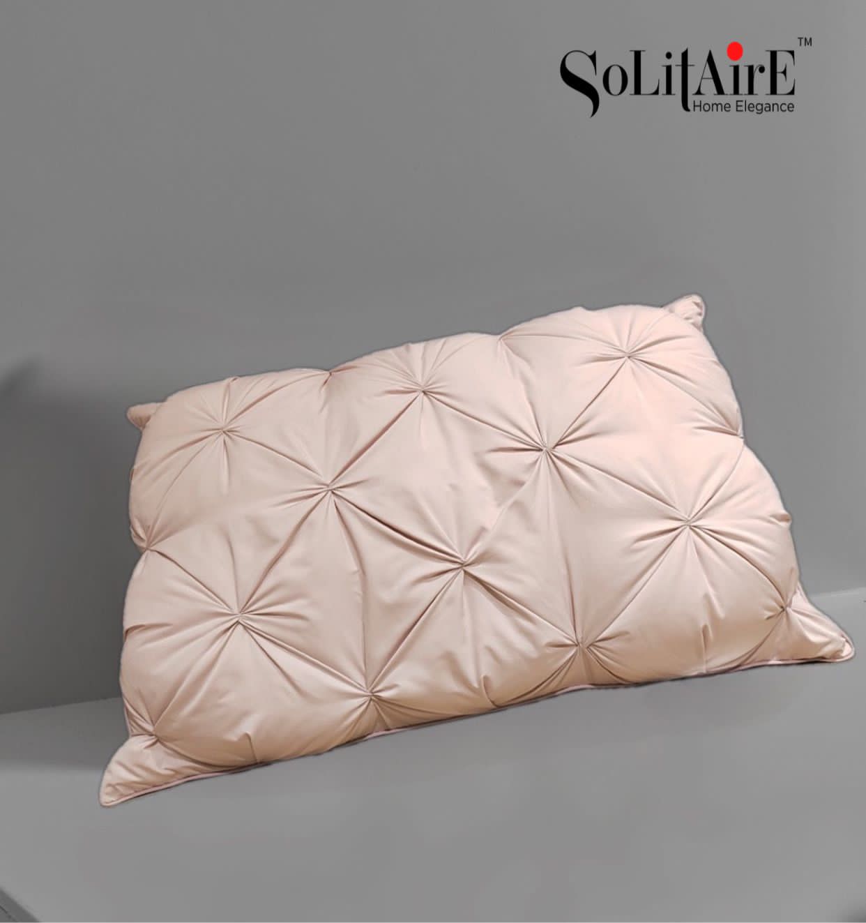 ✨ Solitaire Feathery Super Soft Pillow Pair (2 Pc) | Hypoallergenic Cervical Support | Ultra-Breathable