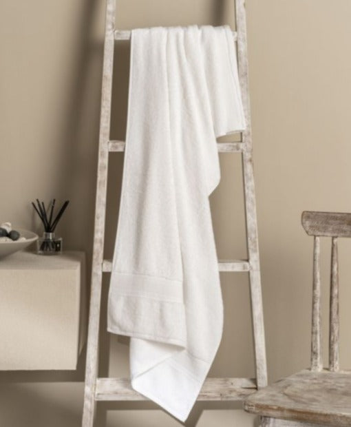 PURE-LUXE PREMIUM COTTON 600-GSM TOWELS (White)