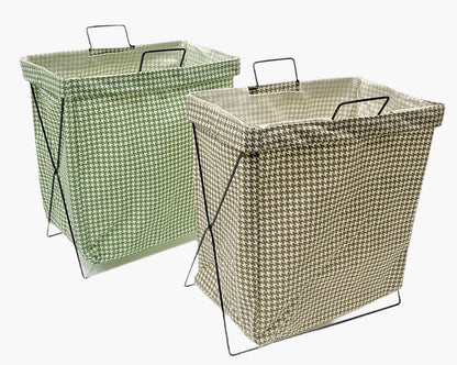 FOLDABLE LAUNDRY BASKET (Brown)