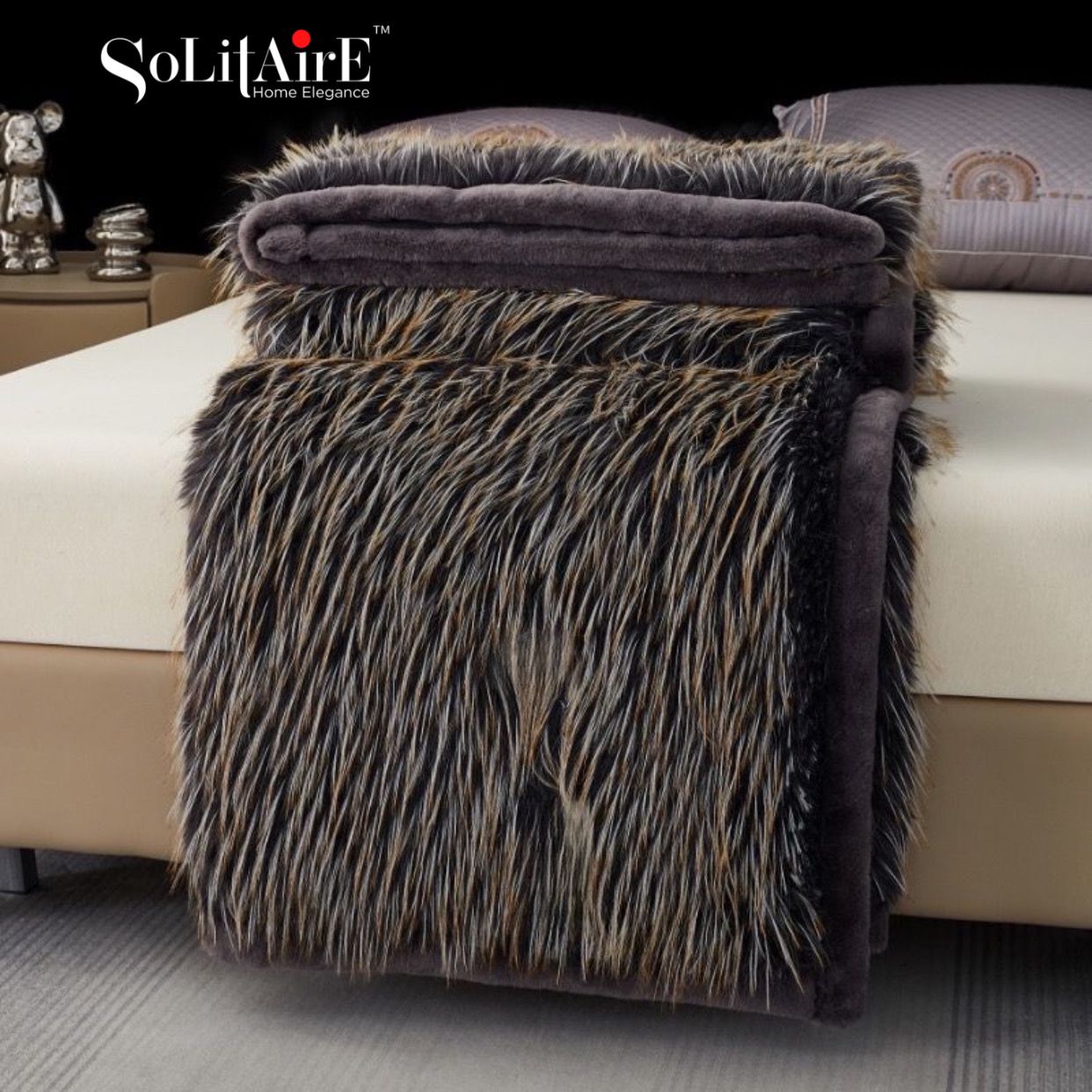 GRIZZLY LUXURY KOREAN MINK DOUBLE PLY BLANKET - SUPERSOFT ULTRA WARM