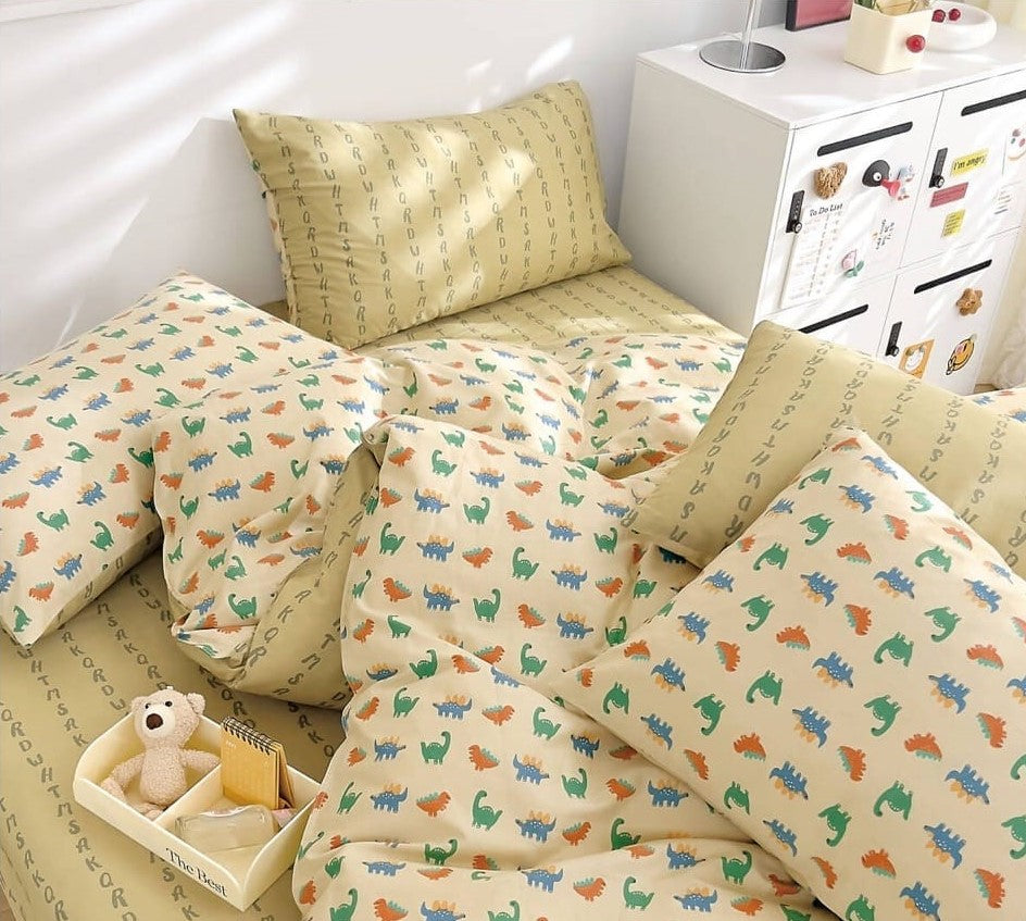 Little county King Size Cotton Bedsheet Set