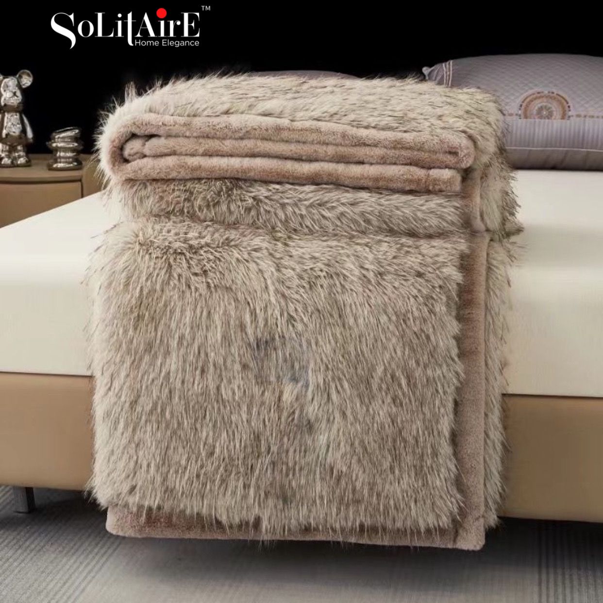 GRIZZLY LUXURY KOREAN MINK DOUBLE PLY BLANKET - SUPERSOFT ULTRA WARM