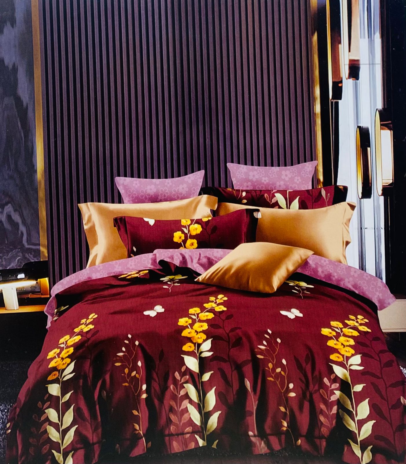 CARRIBEAN AC Set (Comforter + Sheet + Pillow covers)