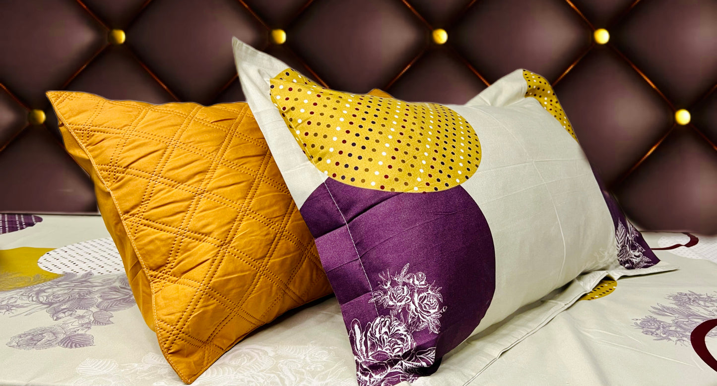 CASTELLO KING Bedsheet (4 Pillow covers)