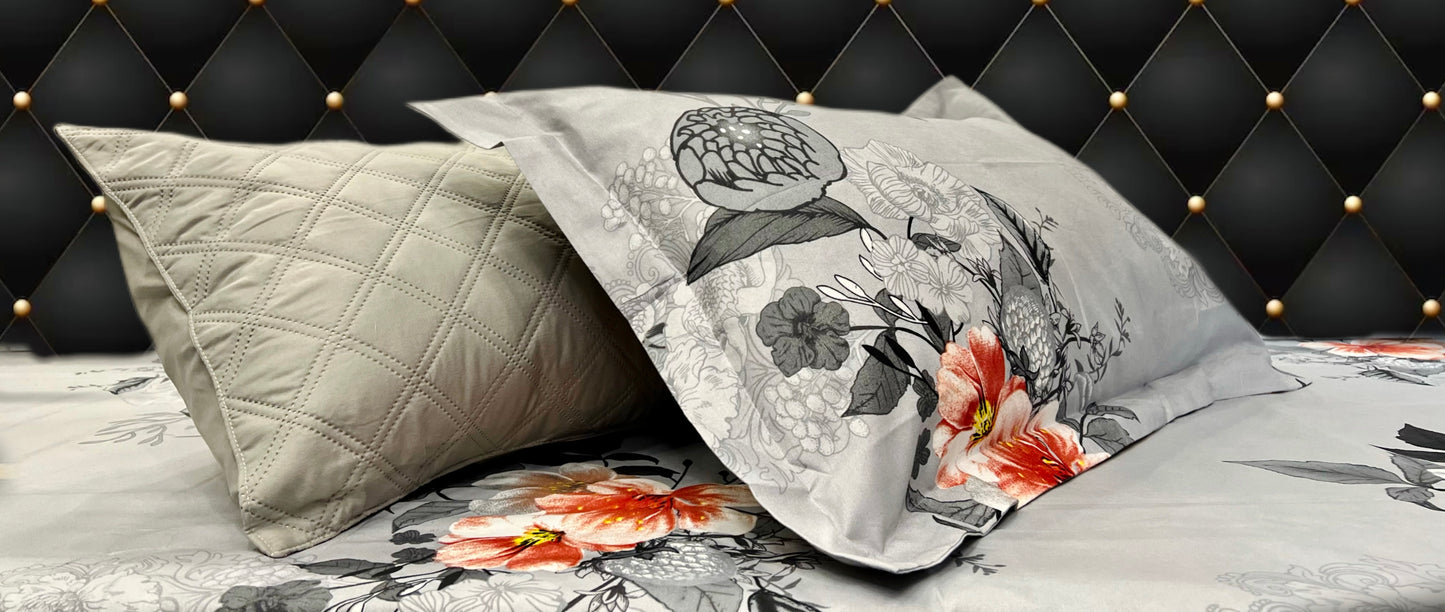CASTELLO KING Bedsheet (4 Pillow covers)