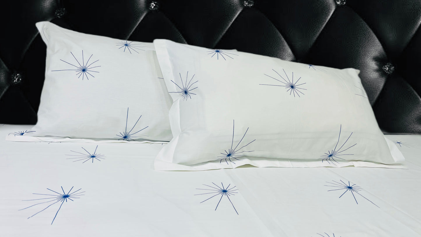 WHITE RIVER King Cotton Bedsheet