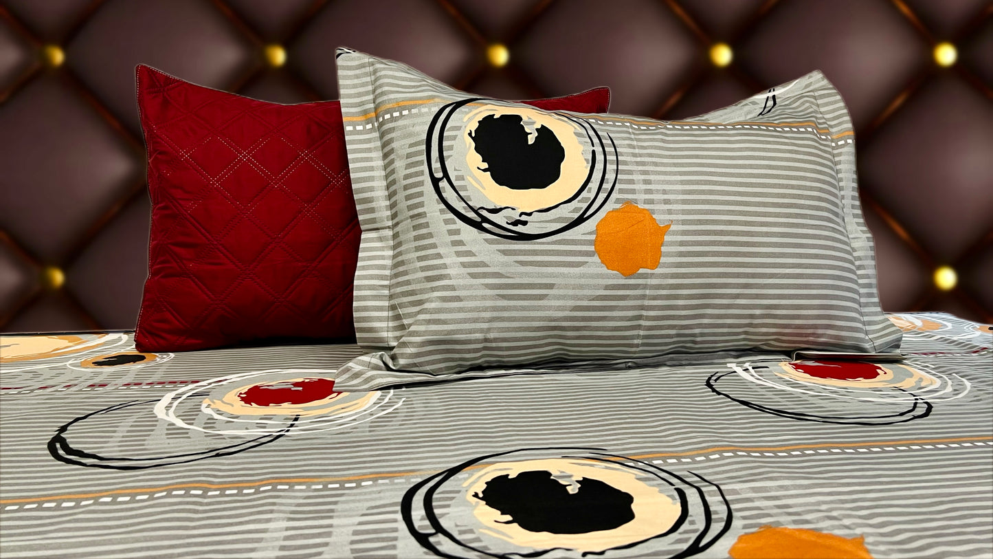 CASTELLO KING Bedsheet (4 Pillow covers)