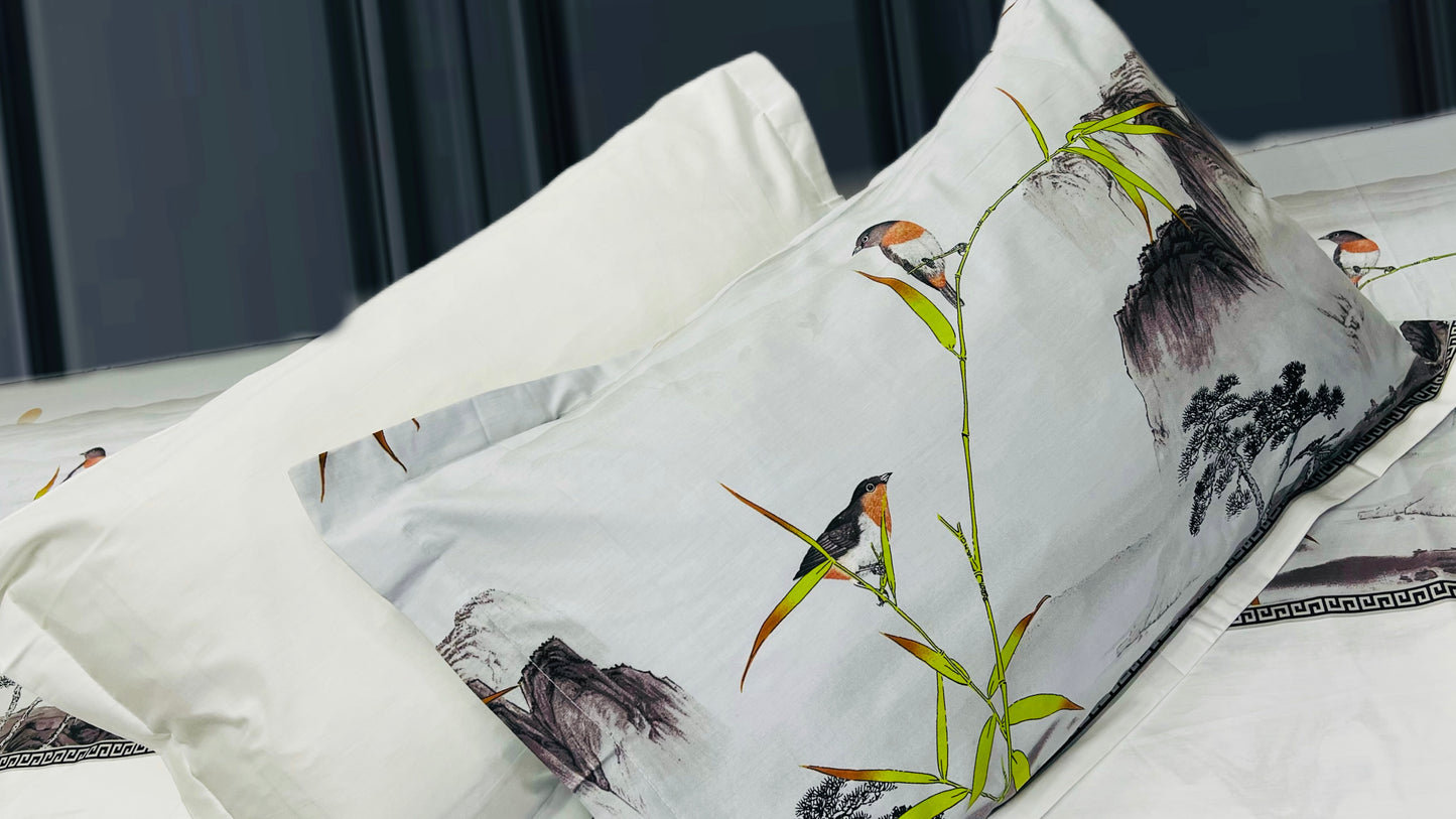 WHITE RIVER King Cotton Bedsheet
