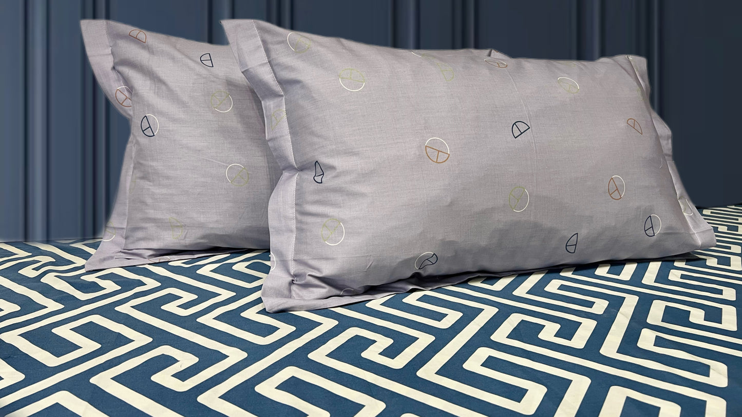 FREESIA XXL Cotton Bedsheet (Extra-Large Bedsheet)