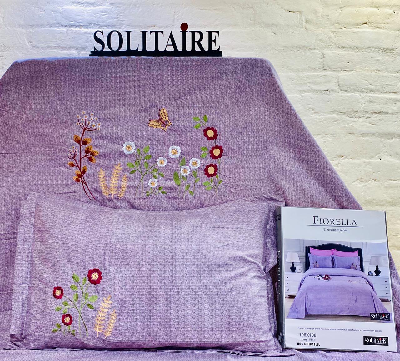 FIORELLA KING Bedsheet (hand embroidery)