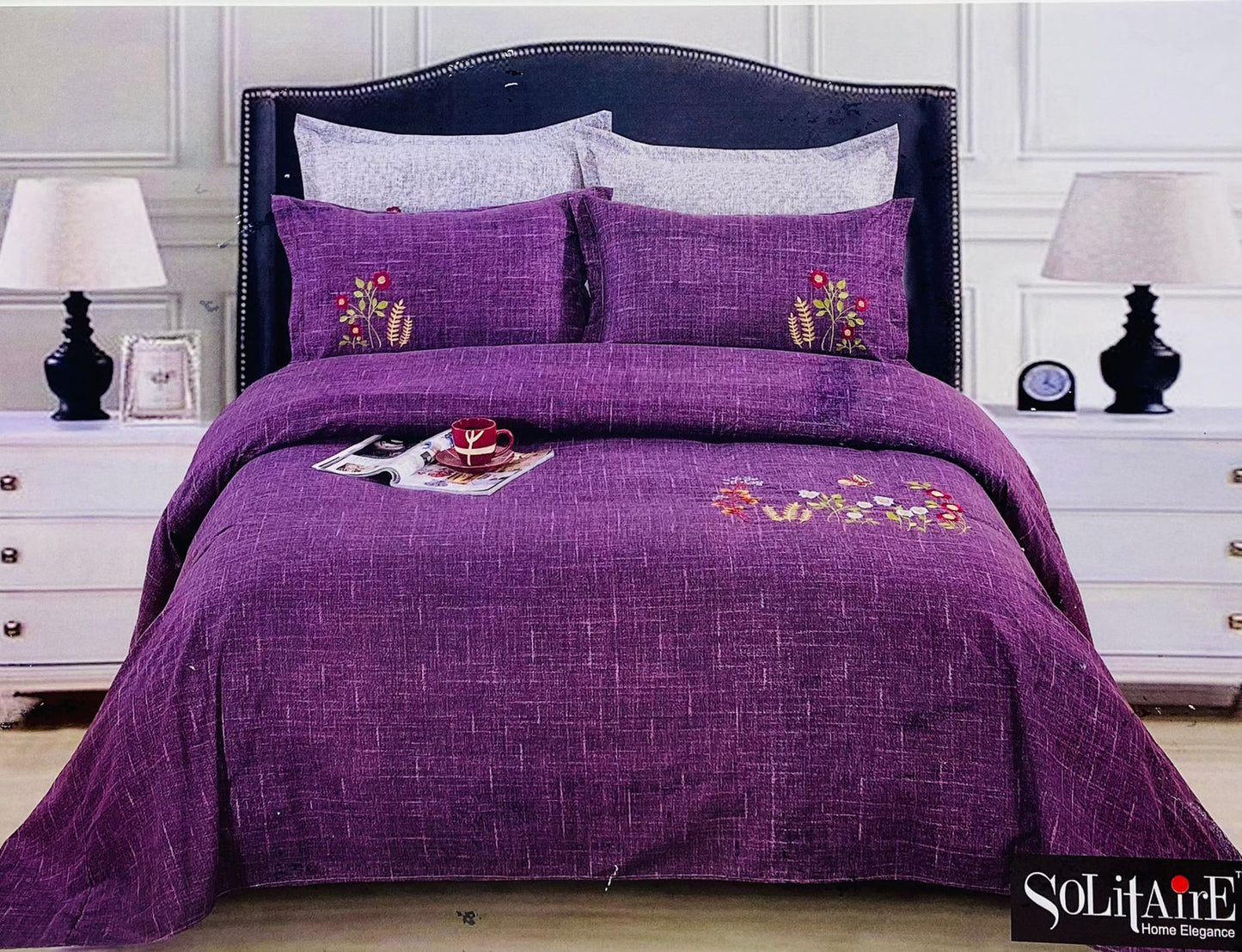 FIORELLA KING Bedsheet (hand embroidery)