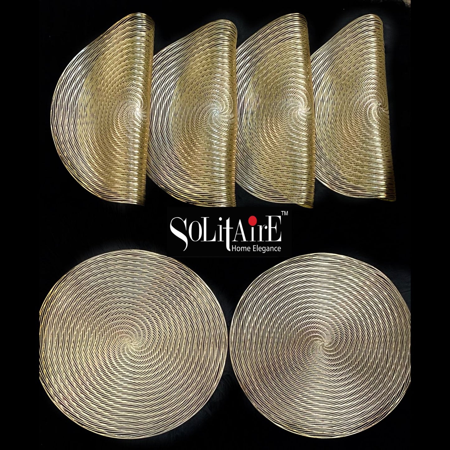 Dining Table Mat (Laser Round) (Set of 6)