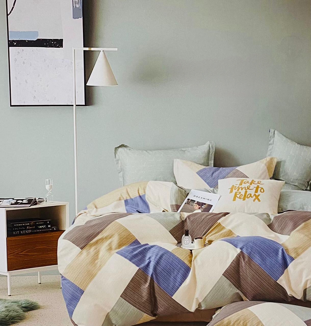 FREESIA XXL Cotton Bedsheet (Extra-Large Bedsheet)