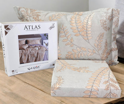 ATLAS King-Size 100% Cotton Bedsheet Set