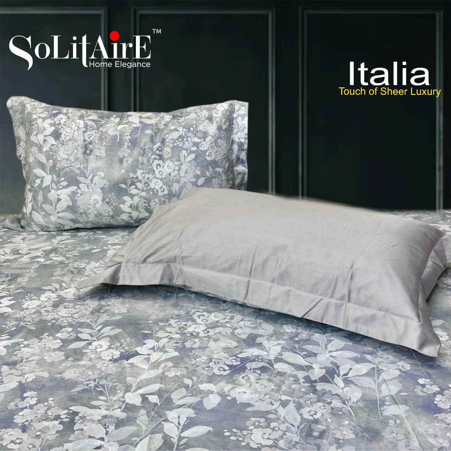Italia 100% Organic Cotton King Size Premium Bedsheet