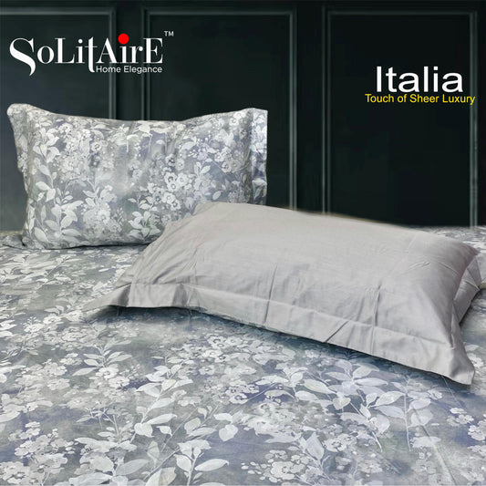 Italia 100% Organic Cotton King Size Premium Bedsheet