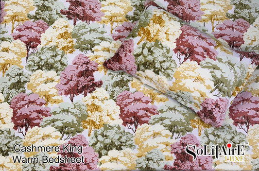 Cashmere King Super Soft Warm Winter Bedsheet