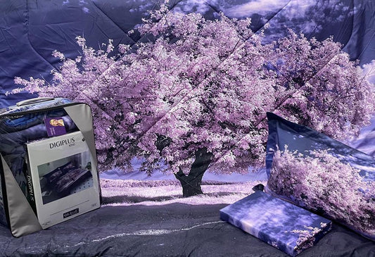 Digiplus Digitally Printed King Size Bedsheet With Reversible AC Comforter