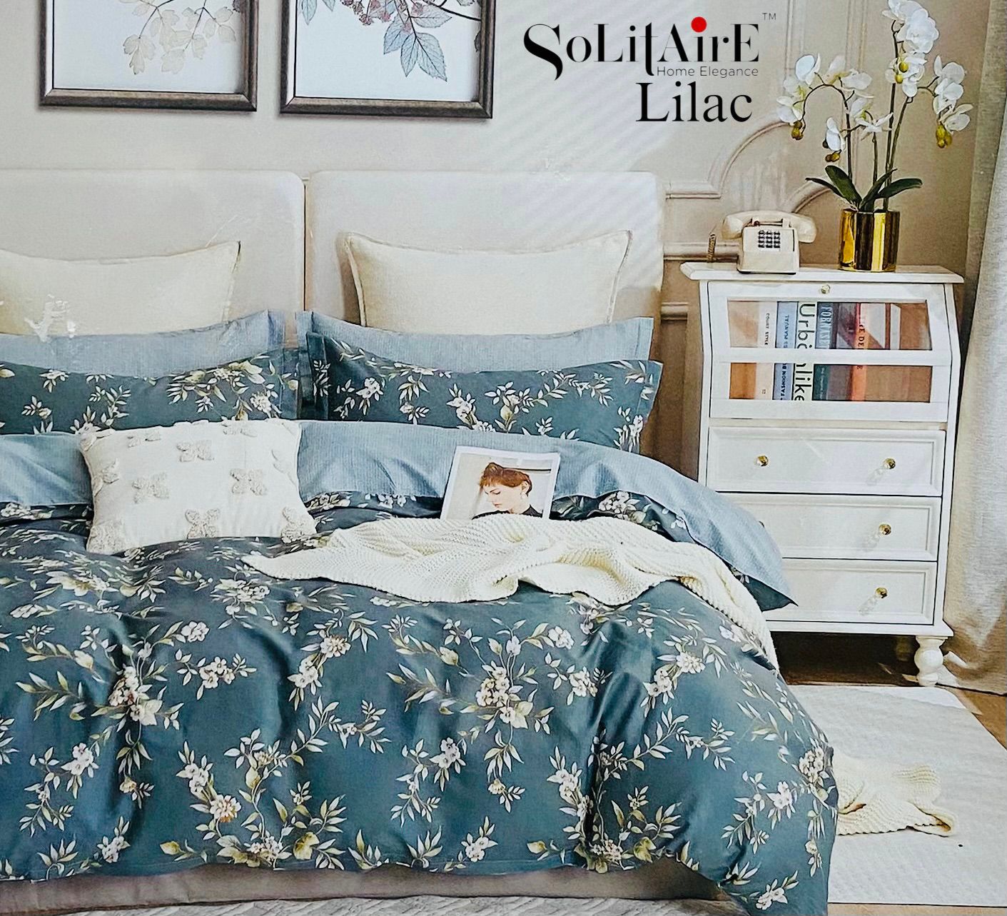 LILAC KING Cotton Bedsheet