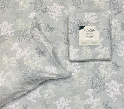SOLACE PRINT JAQUARD King Size Jointless Bedsheet
