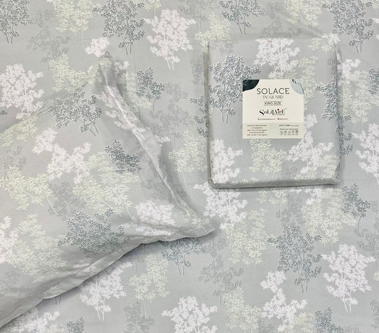 SOLACE PRINT JAQUARD King Size Jointless Bedsheet