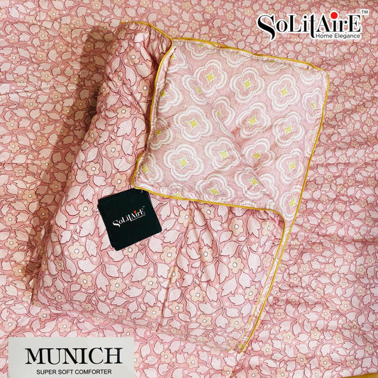 MUNICH Reversible Ultra Super Soft Comforter Size Double Bed