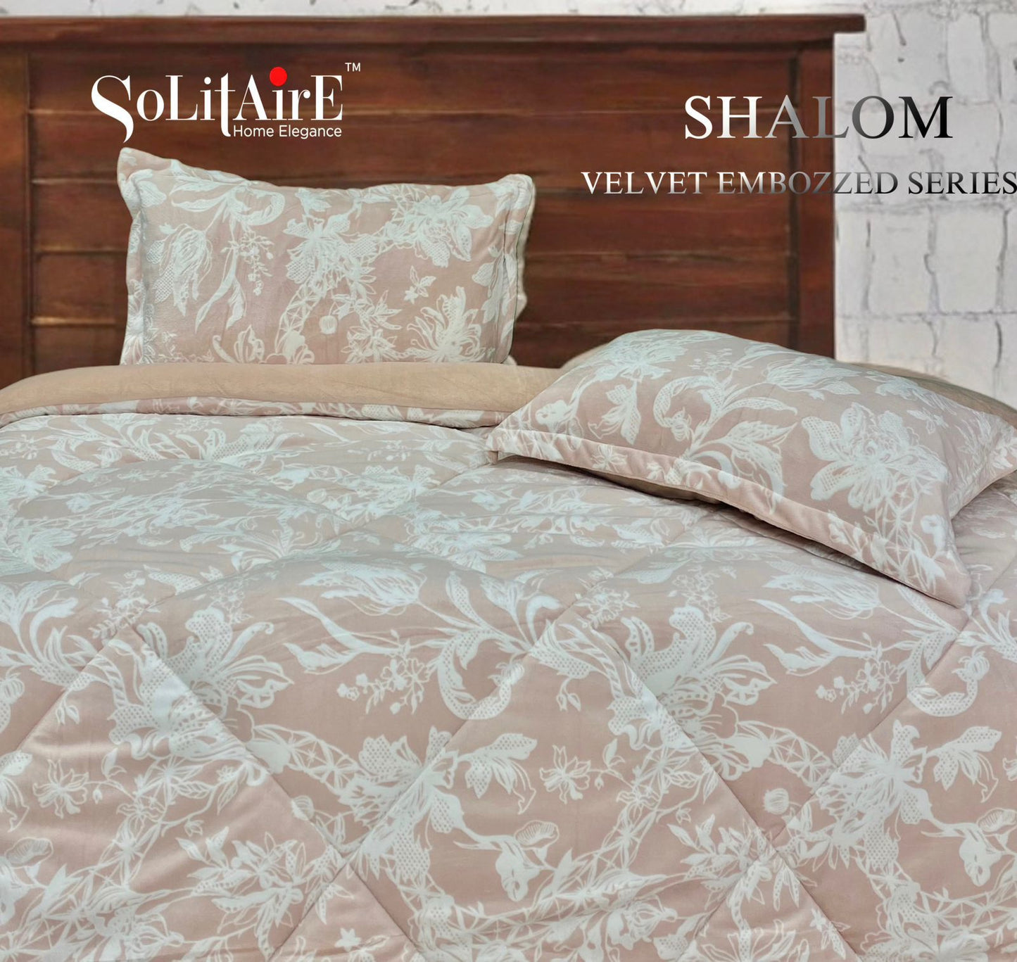 Shalom Ultra Warm Cashmere Winter Quilt King Size Bed In A Bag