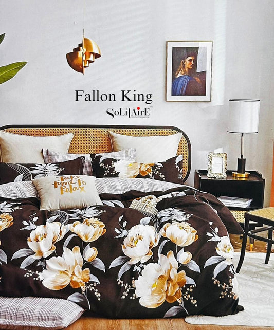 FALLON King Size Bedsheet Set Luxury Soft Touch