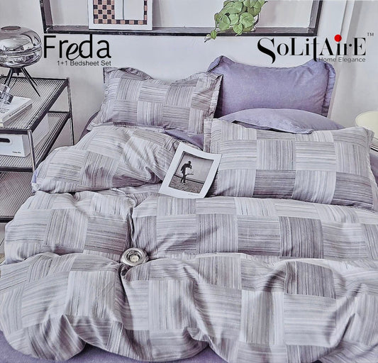 Freda Single Bed Bedsheet Set Soft Fabric Premium Quality Bedding Collection