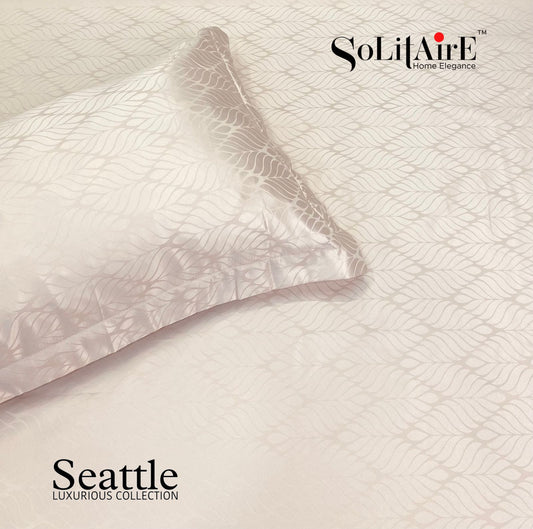 Seattle Jaquard King Size Jointless Bedsheet Set