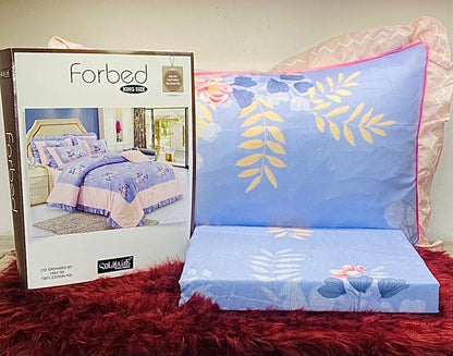 FORBED KING Bedsheet (with Frill Pillows)