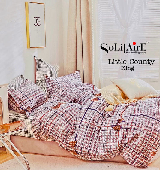 LITTLE COUNTY KING Cotton Bedsheet