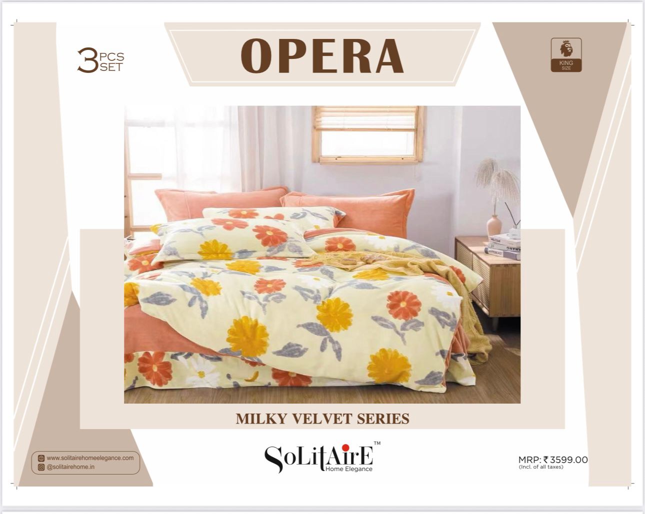 Opera Super-Warm Italian Cashmere King Bedsheet