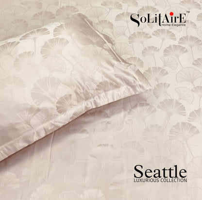 Seattle Jaquard King Size Jointless Bedsheet Set