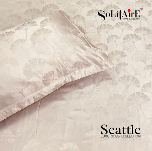 Seattle Jaquard King Size Jointless Bedsheet Set