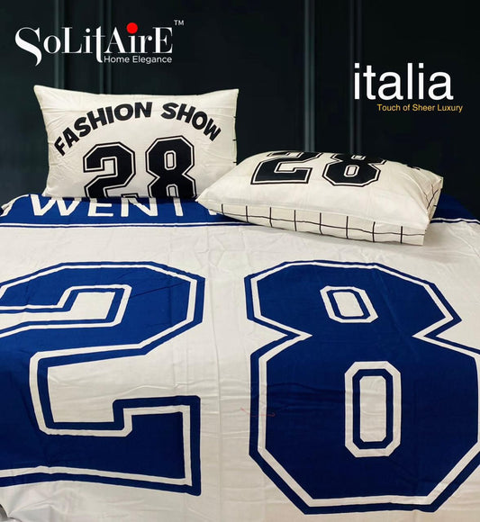 Italia 100% Organic Cotton King Size Premium Bedsheet