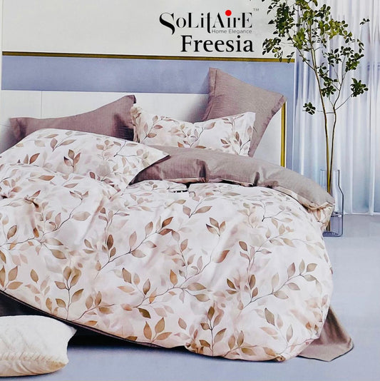 🌸 FREESIA 100% Cotton Queen Size Bedsheet Set